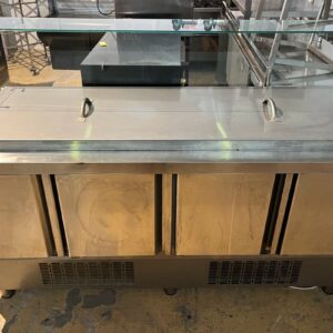 Meuble réfrigéré 4 portes spécial TOPPING