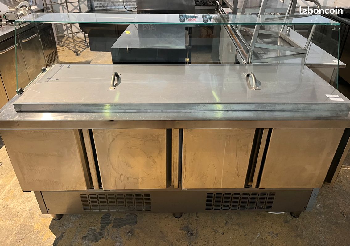 Meuble réfrigéré 4 portes spécial TOPPING